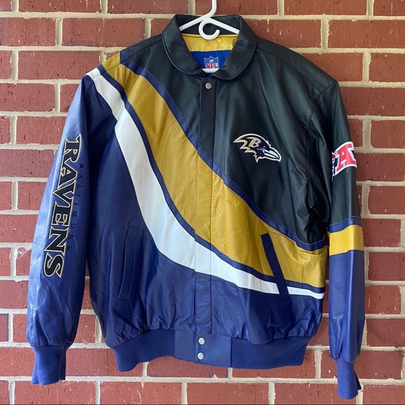 Reebok Other - Leather Ravens Jacket